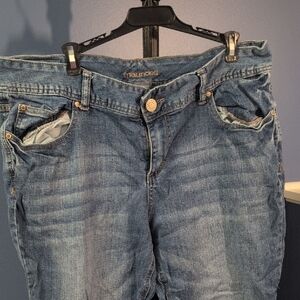 Maurices Distressed Denim Boyfriend Jeans